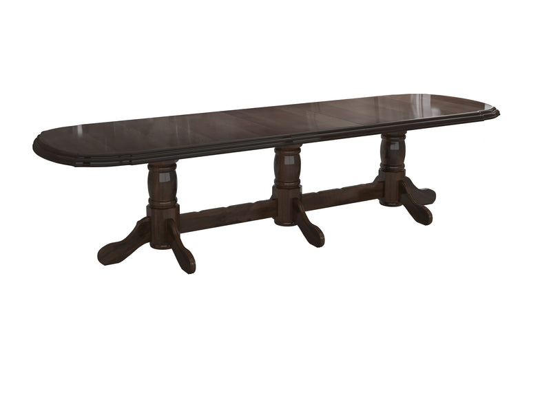 Masa extensibila 250-300x100 cm, Jork, lemn wenge-1