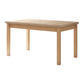 Set masa extensibila 140-180x80 cm cu 4 scaune tapitate, mb-21 modena1 si s-37 boss7 s6, sonoma, lemn masiv de fag, stofa