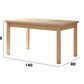 Set masa extensibila 140-180x80 cm cu 4 scaune tapitate, mb-21 modena1 si s-37 boss7 s6, sonoma, lemn masiv de fag, stofa