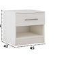 Dormitor Ina cu oglinda cappuccino/pin 150cm + saltea 160x200x20cm