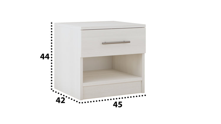 Dormitor Ina cu oglinda cappuccino/pin 150cm + saltea 160x200x20cm