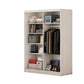 Dormitor Ina cu oglinda cappuccino/pin 150cm + saltea 160x200x20cm