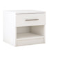Dormitor Ina cu oglinda cappuccino/alb 150cm + saltea 160x200x20cm