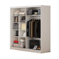 Dormitor Sara cu oglinda cappuccino/alb 200cm + saltea 160x200x20cm