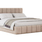 Dormitor Radu cu oglinda cappuccino/sonoma 180cm + saltea 160x200x20cm