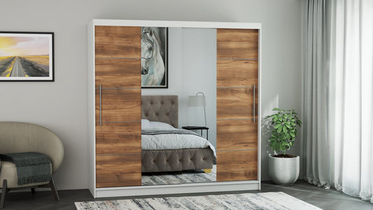 Dressing Sara, cu oglinda, 200x200x60 cm