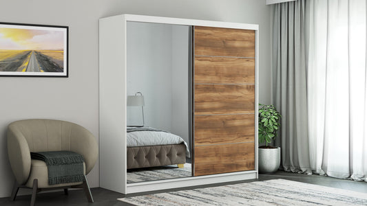 Dressing Ina, cu oglinda, 150x200x60 cm