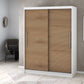 Dressing Rafi, 150x200x60 cm, alb/stejar