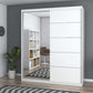 Dressing Bella alb cu oglinda-183cm