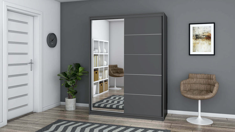 Dressing Gabriel cu oglinda, 150x200x61 cm