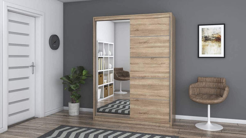 Dressing Gabriel cu oglinda, 150x200x61 cm-2
