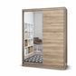 Dressing Gabriel cu oglinda, 150x200x61 cm, sonoma
