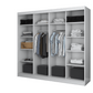 Dressing Iulian, alb cu oglinda 233 cm