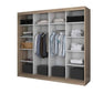 Dressing Iulian sonoma cu oglinda-233 cm
