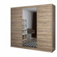 Dressing Iulian sonoma cu oglinda-233 cm