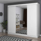 Dressing Ovidiu 38, alb, 233x218x61 cm, 2 usi culisante