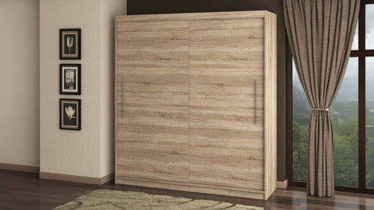 Dressing Radu fara oglinda, 204x218x58 cm, sonoma