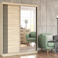 Dressing Vista, 07, sonoma, 150x200x61 cm, usi culisante