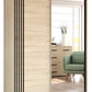 Dressing Vista, 07, sonoma, 150x200x61 cm, usi culisante