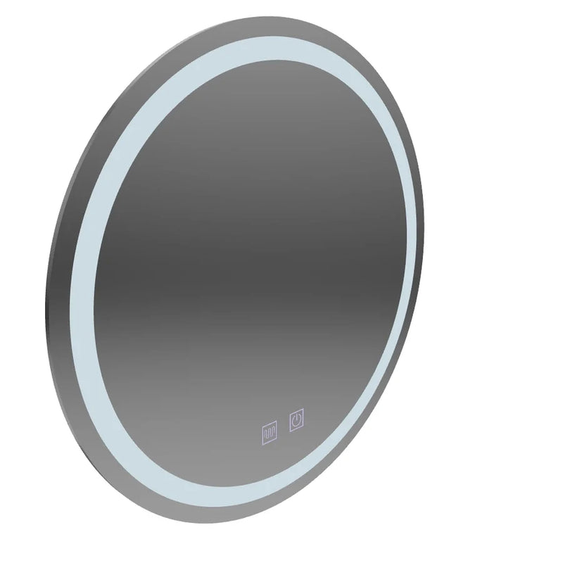 Oglinda LED Rotunda, 60cm, Lucea Touch, Sistem Dezaburire, Dimabila-8