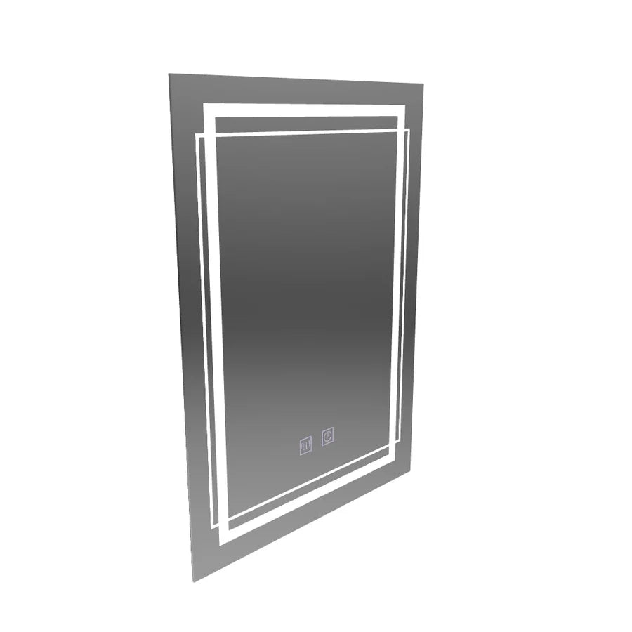 Oglinda LED Rectangulara, 60x80cm, KOVEN Touch, Lumina Rece, Sistem Dezaburire,Dimabila-6