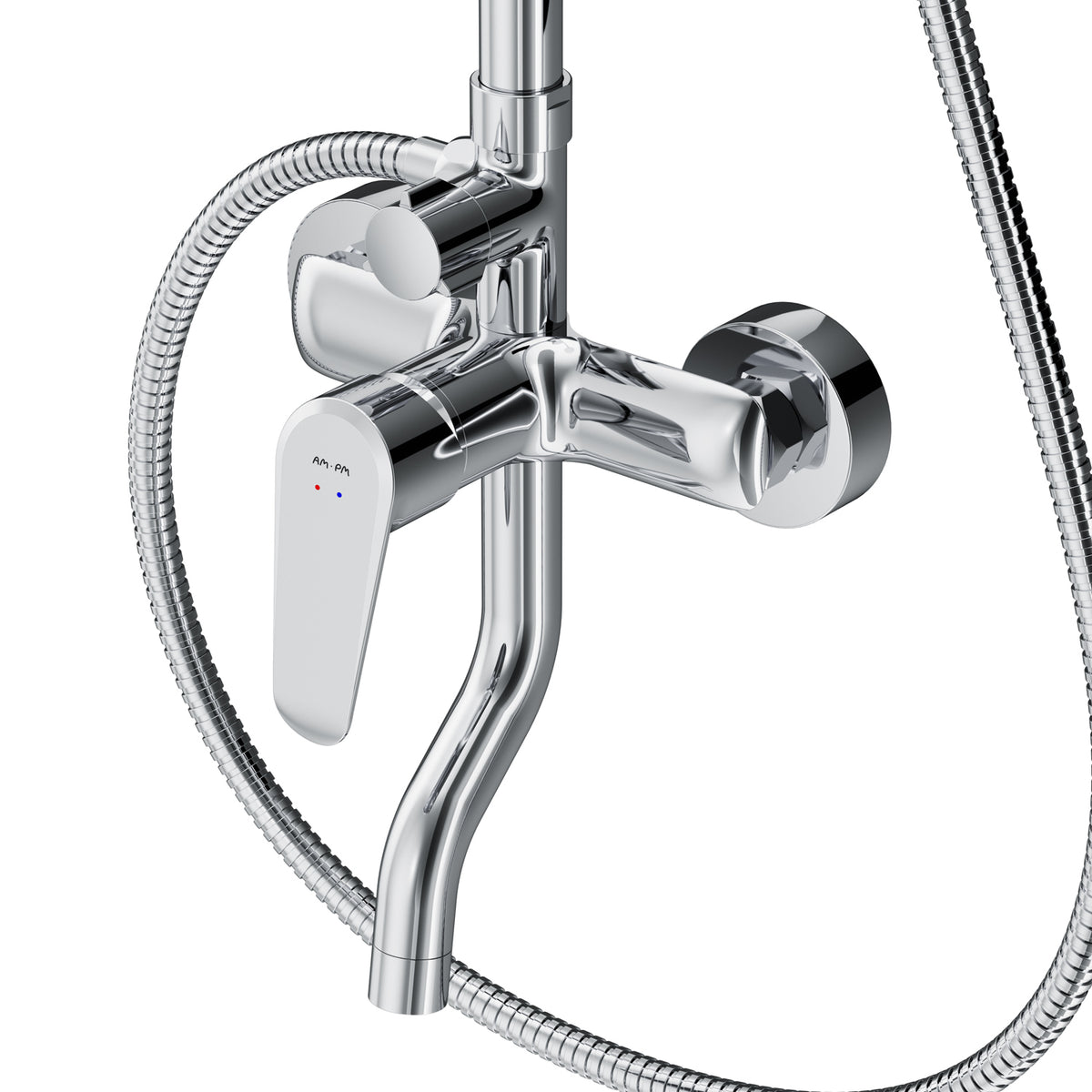 F0783900 - Coloana dus baterie cu teava scuta Crome Shower AM&PM-17