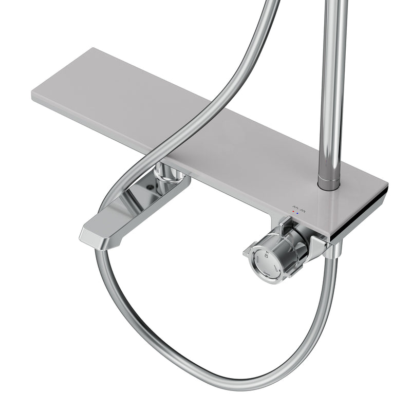 F09H700 - Coloana dus functii multiple crome Flash AM&PM-7