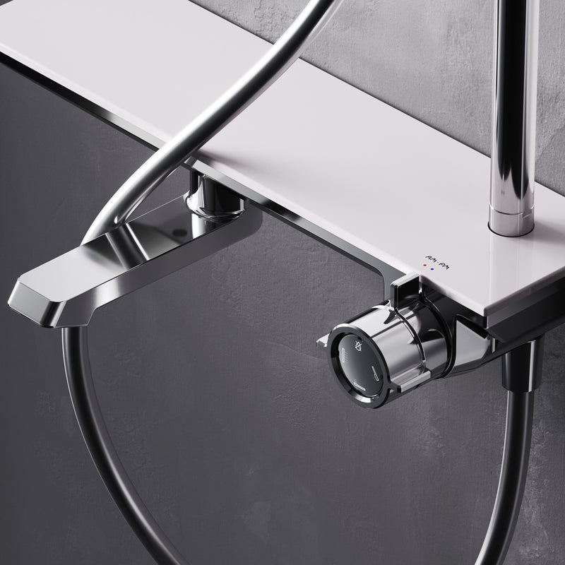 F09H700 - Coloana dus functii multiple crome Flash AM&PM-2