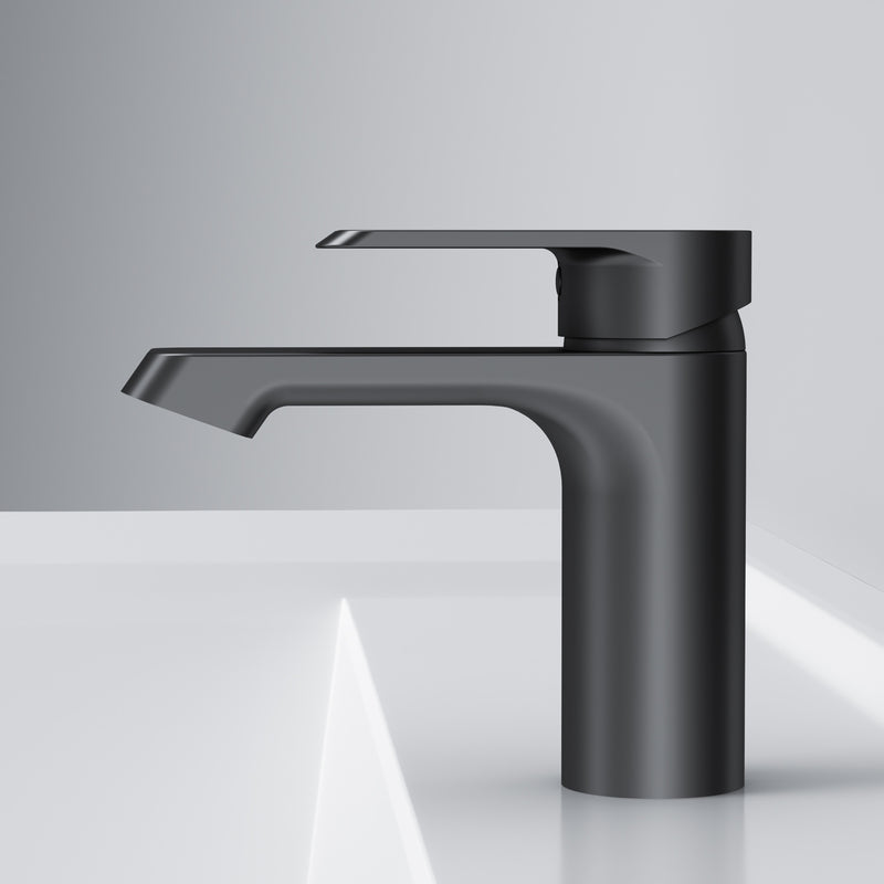 F9H02122 - Baterie lavoar negru mat Flash AM&PM-3