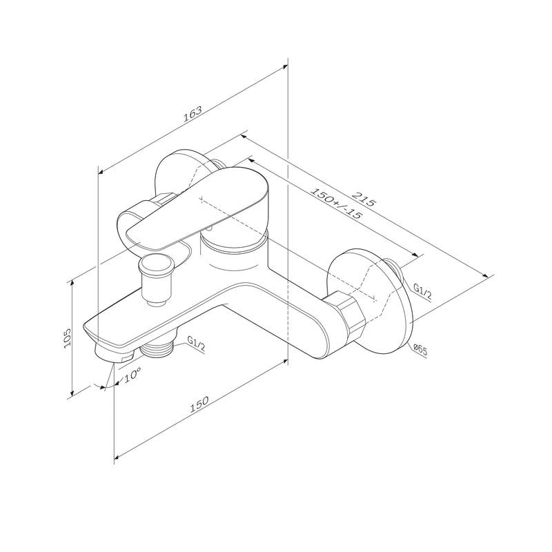 F9U1000 - Baterie dus teava scurta Drive AM&PM-3