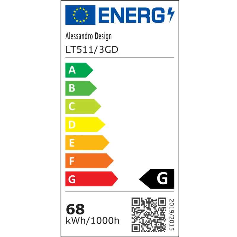 Lustra LED cu telecomanda RIGA LILITH 68W, 3 Cercuri, lumina Rece/Calda/Neutra, Dimabila, Auriu Lucios-9