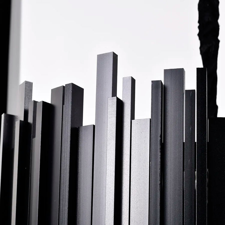 Candelabru Cristal BLOIS Petito 3xE14, Diametru 30cm, Negru, Inaltime Reglabila