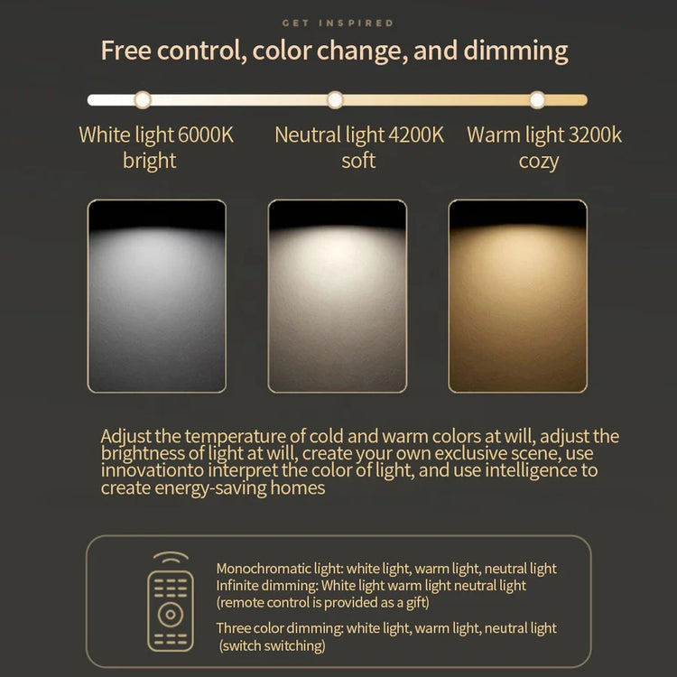 Lustra LED cu telecomanda BETTY 40W, 3 Cercuri, lumina Rece/Calda/Neutra, Dimabila, Negru