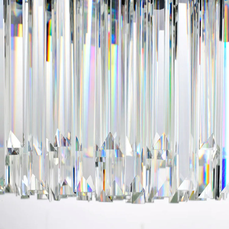 Candelabru Cristal BLOIS Eleganza 8xE14, Diametru 49cm, Negru, Inaltime Reglabila