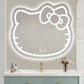 Oglinda LED Kitty Pisica, 80X70, Touch, Sistem Dezaburire, Dimabila