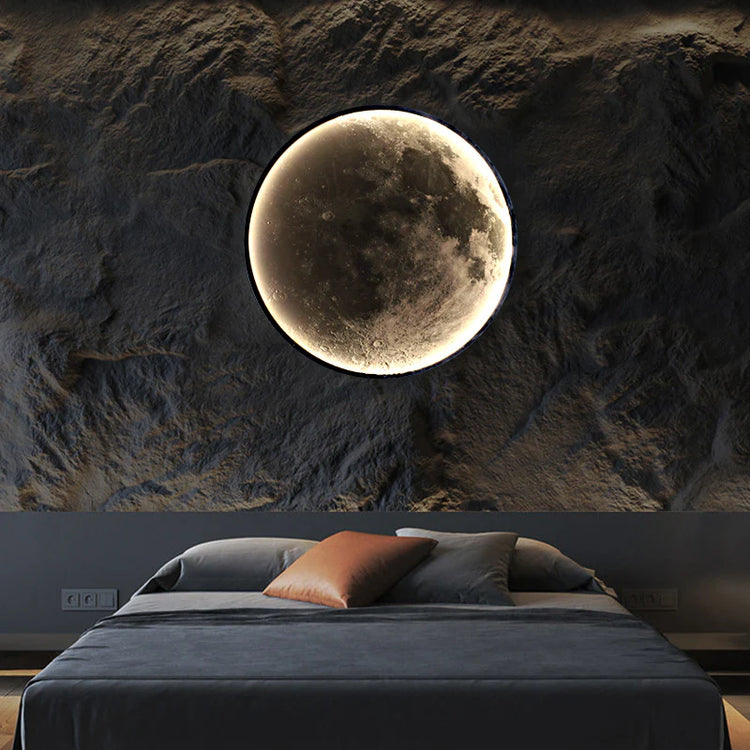 Aplica LED Decorativa Luna 54W Diametru 80CM Lumina Calda Neutra Rece 3000/4000/6000K