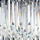 Candelabru Cristal BLOIS Petito 3xE14, Diametru 30cm, Negru, Inaltime Reglabila