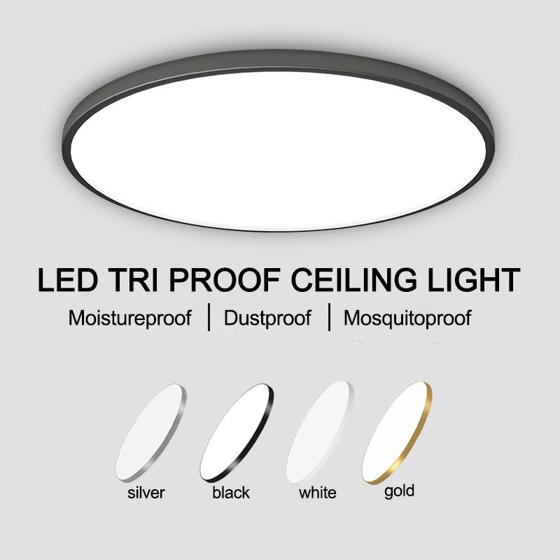 Plafoniera LED SOLIS 27cm 20W Lumina Rece, Negru