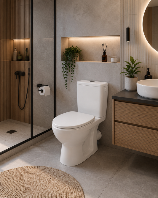 Set WC Cersanit Milos Compact 810, Scurgere Laterala K681-009
