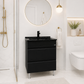 SERIA 486 - MOBILIER BAIE MDF 60CM NG + LAVOAR GRANIT NEGRU 60X46CM