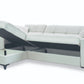 Coltar extensibil New Dynamic, cu spatiu depozitare, crem