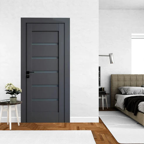 Usa de interior cu toc reglabil JYA 006 Anthracite-2