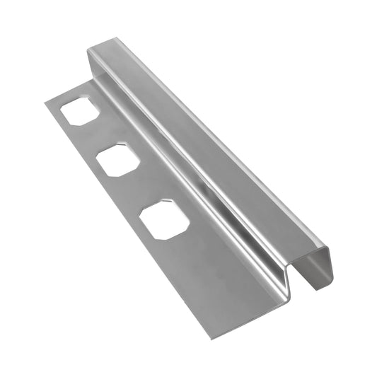 Profil INOX colt exterior patrat  10mm x 2.7m