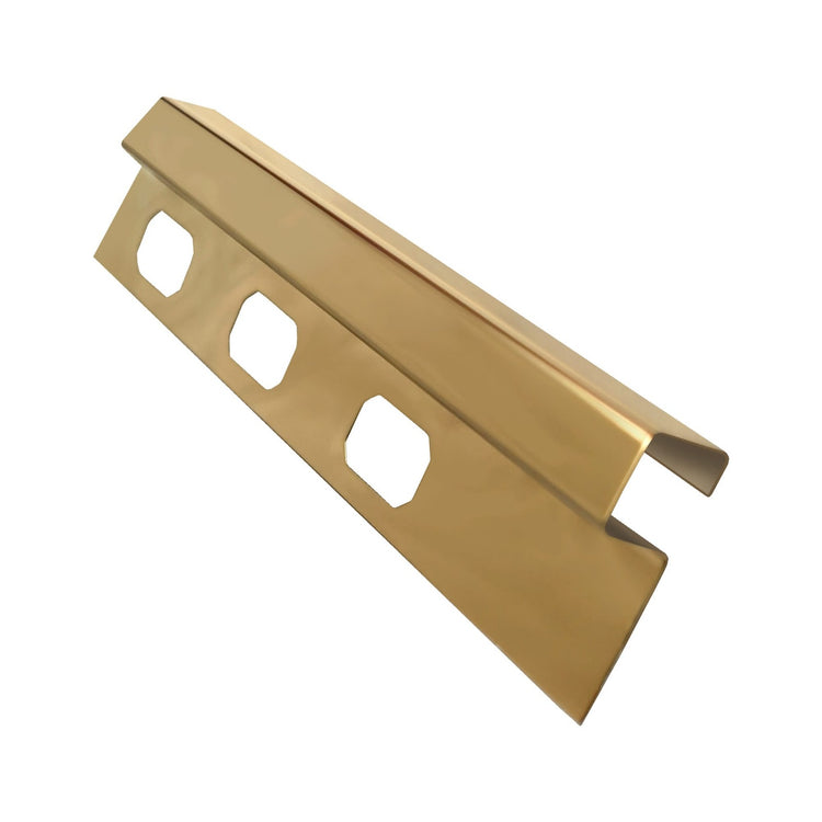 Profil INOX colt exterior patrat  10mm x 2.7m