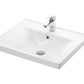 Bază MDf și lavoar, seria 756, 60cm, sertare, Alb/Antracit