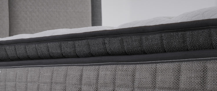 Pat Mamu, 160x200 cm, gri, cu saltea si somiera metalica rabatabila