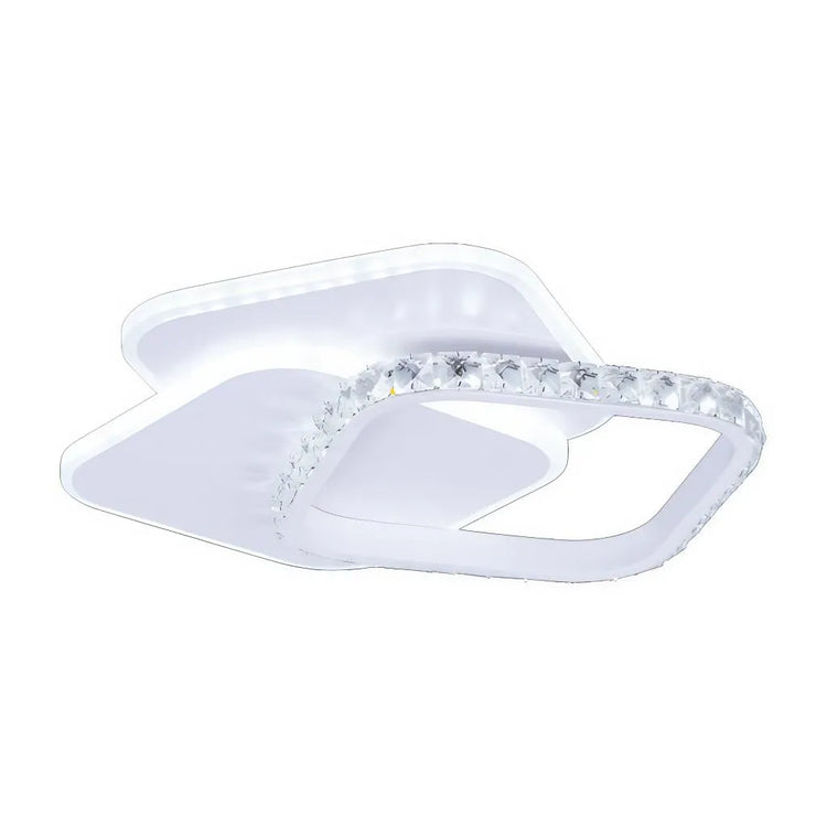 Lustra LED cu cristal ANASTASIA 17W, Diametru 30cm, lumina Rece/Calda/Neutra, Alb