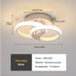 Lustra LED VERTEX CIRCULA 22W, 2 Cercuri, Rame Metalice, lumina Rece/Calda/Neutra, Alb