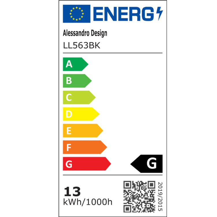 Lustra LED VERTEX Infinitum 13W, Lumina Rece/Calda/Neutra, Negru