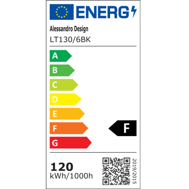 Lustra LED cu telecomanda ELLA 120W, 6 Patrate, lumina Rece/Calda/Neutra, Dimabila, Negru, Metal si Acril